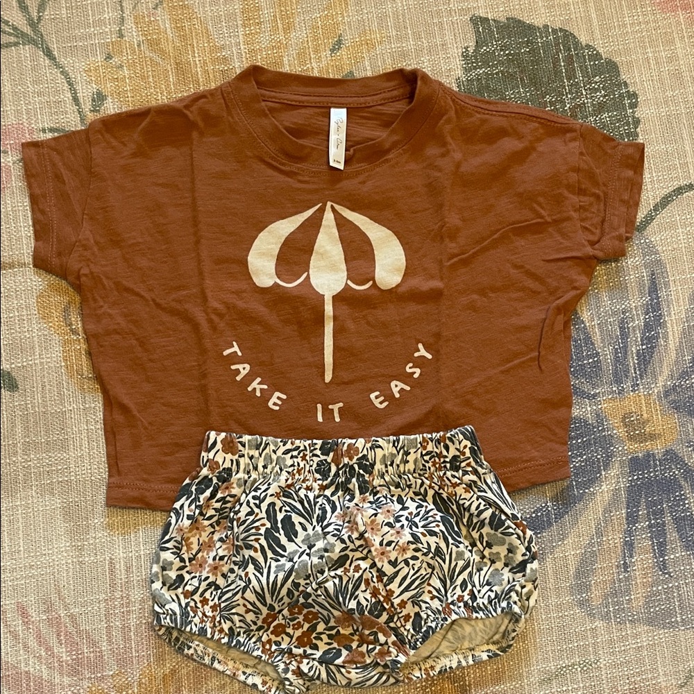 Rylee + cru matching set 3-6M